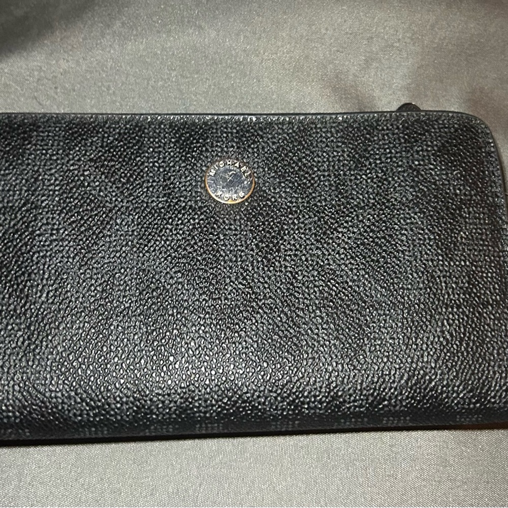 Michael Kors Textured Black Card Holder